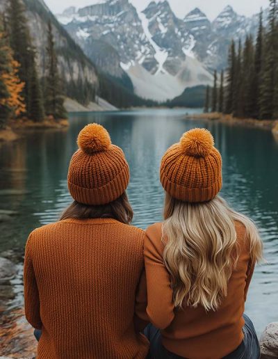 Ladies by the lake AI